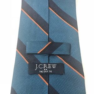 J.Crew Teal and Orange Necktie
